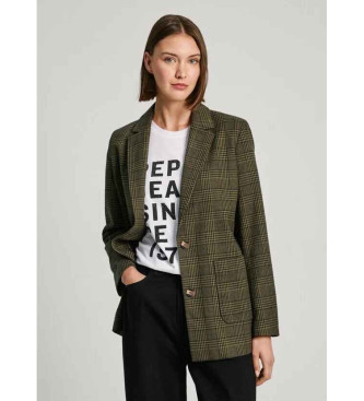 Pepe Jeans para mujer. PL402476 Americana Daisy verde (S), Casual, Algodón