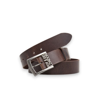 Pepe Jeans para hombre. PM0200007 Cinturón Damian marrón (100 cm), Casual, Piel
