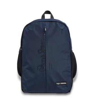 Pepe Jeans para hombre. PM0300001 Mochila Devin Core marino (OSFA), Casual, Poliéster