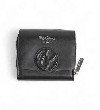 Pepe Jeans för kvinnor. PL0700048 Drey plånbok svart (OSFA), Casual, Polyuretan