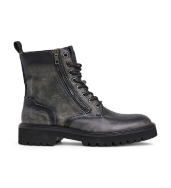 Pepe Jeans Botas de Piel Durham negro