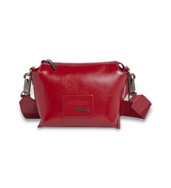 Pepe Jeansvoor vrouwen. PL0300010 Edith Glossy rode boodschappentas (OSFA), Rood, Casual, Polyurethaan