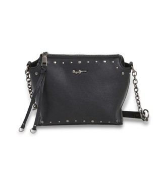 Pepe Jeansvoor vrouwen. PL0300001 Edith Moon schoudertas zwart (OSFA), Casual, Polyurethaan