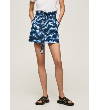 Pepe Jeans para mujer. PL901034 Falda Eira azul (S), Casual, Lyocell, Sostenible