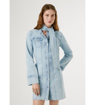 Para mujer. PL9537688 Vestido Ella (S), Casual, Algodón, Manga larga