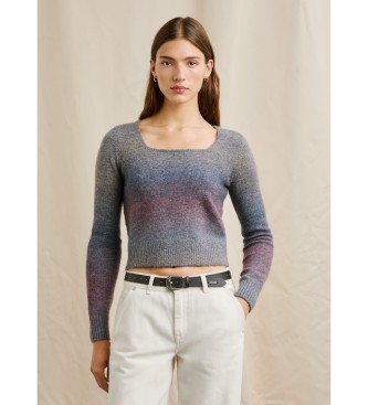 Pepe Jeans för kvinnor. PL7000069 Eloise tröja grå (L), Casual, Polyester