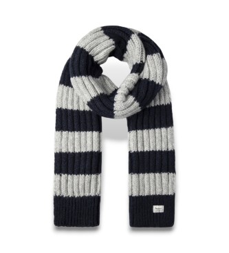 Pepe Jeans para mujer. PL0600003 Bufanda Faustin marino, gris (OSFA), Casual, Poliéster