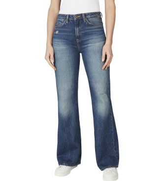 Para mujer. PL20508055W0 Jeans Flare HW Willa (25/30), Casual, Algodón, Denim