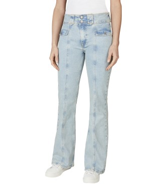 Pepe Jeans para mujer. PL2050879 Jeans Venus Flare azul (27/30), Casual, Algodón, Denim