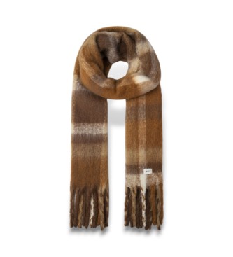 Pepe Jeans para mujer. PL1100011 Bufanda Flavie marrón (OSFA), Casual, Poliéster