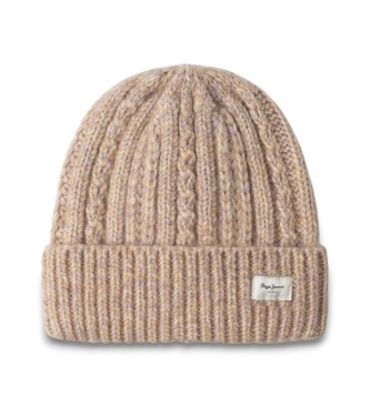 Pepe Jeans para mujer. PL0400007 Gorro Francis marrón (OSFA), Casual, Poliéster