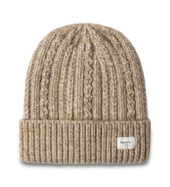 Pepe Jeans para mujer. PL0400007 Gorro Francis marrón (OSFA), Casual, Poliéster