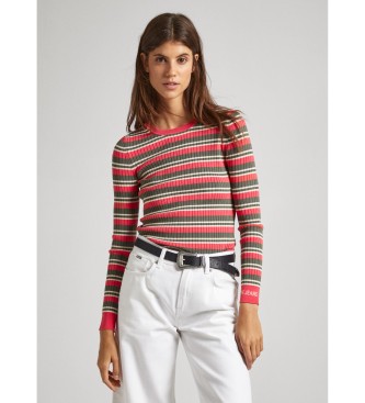 Pepe Jeansvoor vrouwen. PL702103 Gabriella veelkleurige trui (L), Viscose, Duurzaam