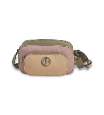 Pepe Jeans para mujer. PL0300059 Bolso Galatea beige, verde (OSFA), Casual, Poliamida