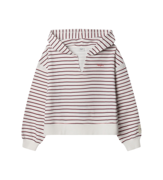 Pepe Jeans para niña. PG5800023 Sudadera Gardenia blanco (8años= 128cm), Casual, Algodón, moda infantil