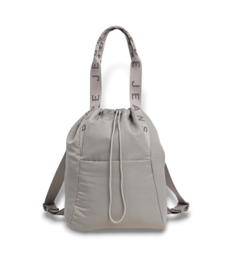 Pepe Jeans para mujer. PL0300066 Mochila Gardi gris (OSFA), Casual, Poliamida