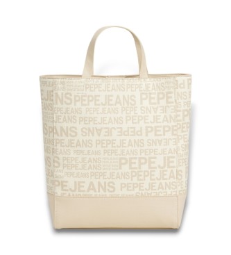 Pepe Jeans para mujer. PL0300040 Bolso Genevieve blanco roto (OSFA), Casual, Poliuretano