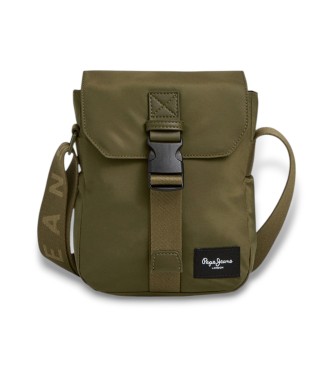 Pepe Jeans para hombre. PM0300012 Bandolera Gus verde (OSFA), Casual, Poliamida