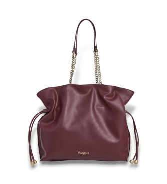 Pepe Jeans para mujer. PL0300037 Bolso Gwendolyn burdeos (OSFA), Casual, Poliuretano