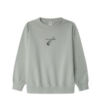 Pepe Jeans para niño. PB5800005 Sudadera Gyo gris (16años= 176cm), Casual, Algodón, moda infantil