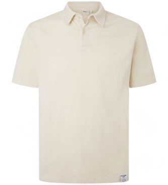 Pepe Jeans para hombre. PM542150 Polo Hazzel beige (XS), Casual, Algodón, Manga corta