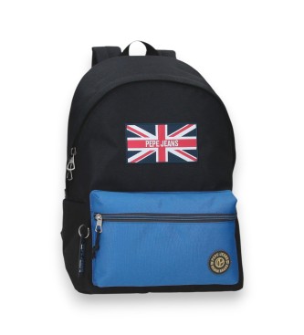 Unisex para niños. PB0300003 Mochila Henry negro (OSFA), Casual, Poliéster, moda infantil