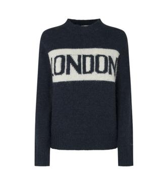 Pepe Jeans per donna PL702227 Maglione Hilda XS Casual Poliestere Navy