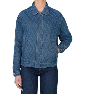 Pepe Jeans für Damen. PL402414 Joleen Jacke blau (XL), Lässig, Baumwolle, Nachhaltig