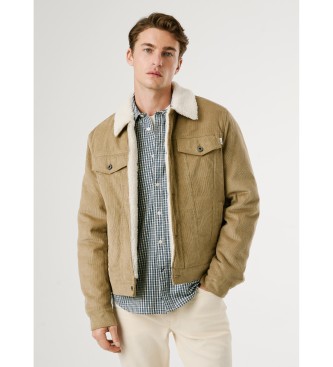 Pepe Jeans para hombre. PM4027185 Cazadora Joshua beige (S), Casual, Algodón
