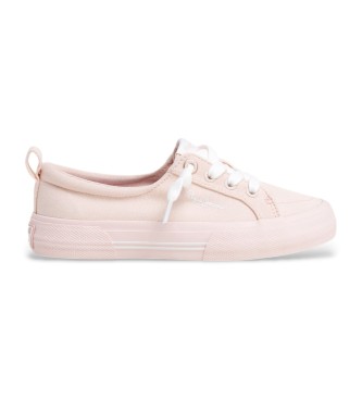 Pepe Jeans para mujer/niña. PGS30616 Zapatillas Kenton Free rosa (39), Plano, Cordones, Casual, Sostenible, moda infantil