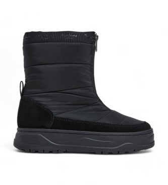 Pepe Jeans para mujer. PLS50553 Botines Kore Zip negro (40), Plano, Ante, Cremallera, Casual
