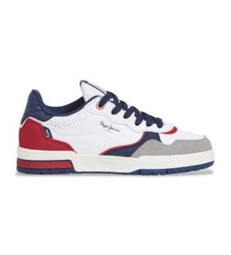 Pepe Jeans para niño. PBS000003 Zapatillas Levitt Loft multicolor (38), Plano, Cordones, Casual, moda infantil