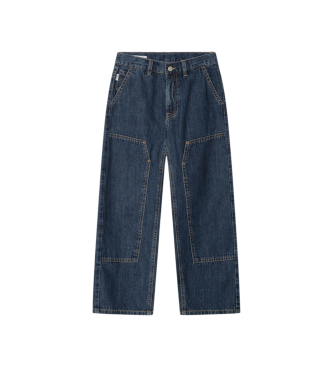 Pepe Jeans para niño. PB2000102 Jeans Loose Dan Double azul (12años= 152cm), Casual, Algodón, Denim, moda infantil