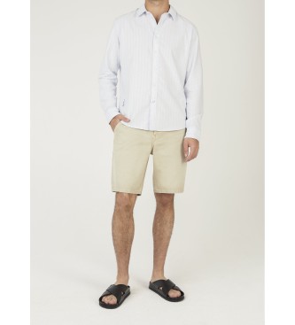Pepe Jeans para hombre. PM8000041 Shorts Loose Tapered Helix beige (34), Casual, Algodón