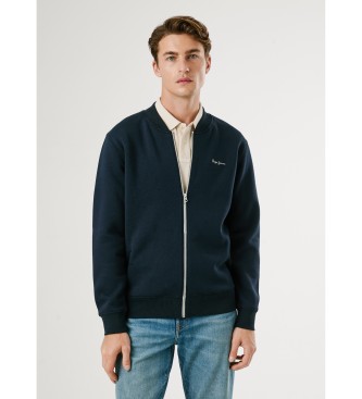 Pepe Jeans para hombre. PM5800010 Sudadera Macbeth Plain marino (L), Casual, Algodón