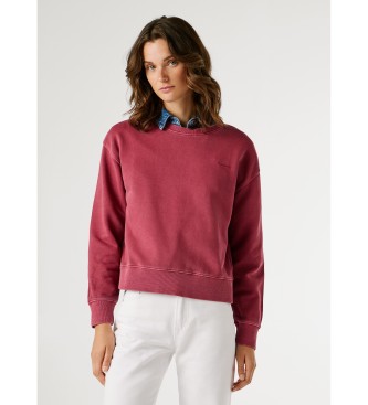 Pepe Jeans para mujer. PL5800074 Sudadera Malu rosa (XS), Casual, Algodón, Manga larga