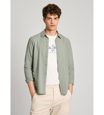 Pepe Jeans Marcel Camicia, Verde (Palm Green), M Uomo-image