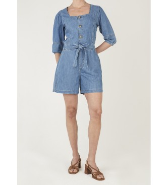 Pepe Jeans para mujer. PL2300014 Mono Martha azul (S), Casual, Algodón
