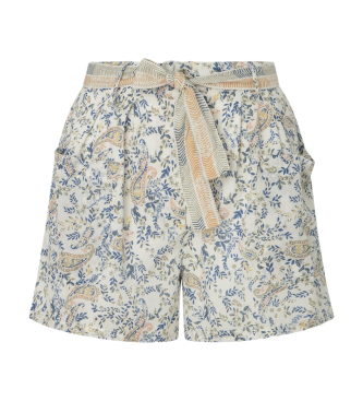 Pepe Jeans para mujer. PL801137 Bermudas Meghan blanco (M), Casual, Algodón