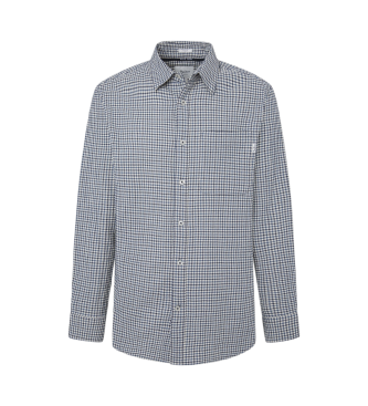 Pepe Jeans para hombre. PM308733 Camisa Mick marino (XXL), Casual, Algodón, Manga larga