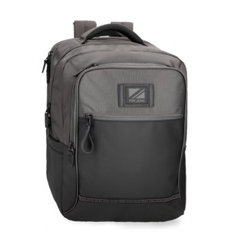 Mochila Stratford 44 cm adaptable dos compartimentos gris (OSFA), Casual, Poliéster, moda infantil, Pe