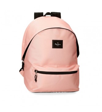 Pepe Jeans unisex. 63224C2 Mochila portaordenador dos compartimentos Aris Colorful rosa (OSFA), Casual, Poliéster