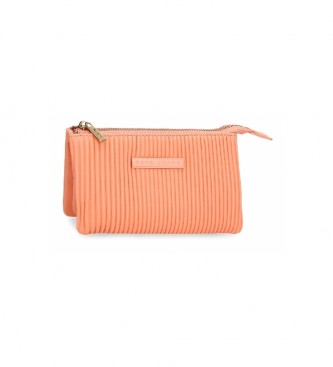 Pepe Jeans para mujer. 7554333 Monedero tres compartimentos Aurora naranja (OSFA), Casual, Sintético
