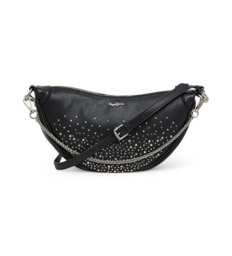 Pepe Jeans para mujer. PL031607 Bolso Nadine shiny negro (OSFA), Casual, Poliuretano