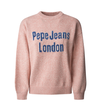 Pepe Jeans para mujer. PL702256 Jersey Nala rosa (M), Casual, Algodón