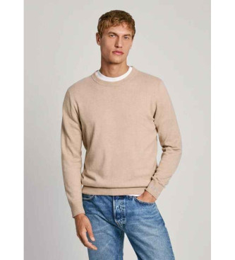 Pepe Jeans para hombre. PM702469 Jersey New Andre beige (XL), Casual, Algodón