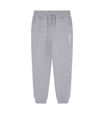 Pepe Jeans para niño. PB210712 Pantalón jogger New Lamonty gris (12años= 152cm), Casual, Algodón Orgánico, Sostenible, moda infantil