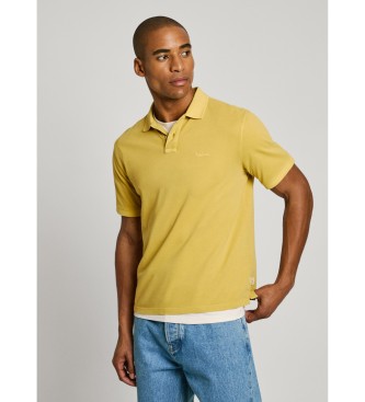 Pepe Jeans para hombre. PM542099 Polo New Oliver amarillo (M), Casual, Manga corta, Sostenible