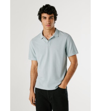 Pepe Jeans para hombre. PM542099 Polo New Oliver azul (S), Casual, Algodón, Manga corta
