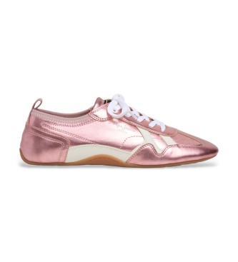Pepe Jeans para mujer. PLS600057 Zapatillas Noa Shine rosa (38), Plano, Cordones, Casual